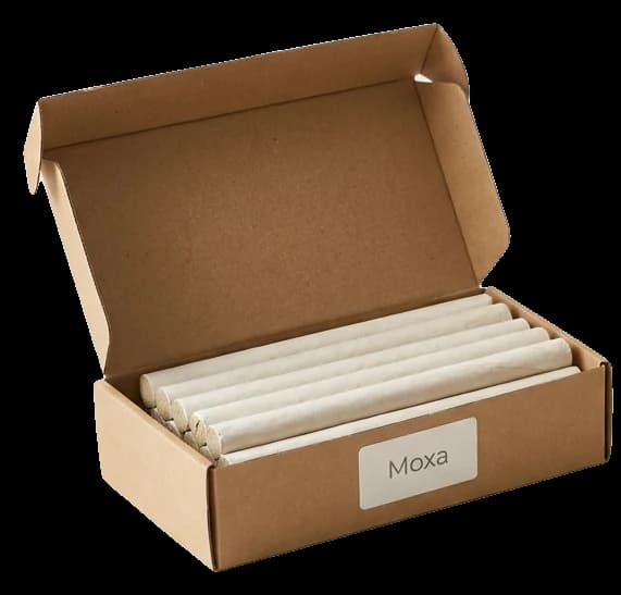 Moxa en rollo