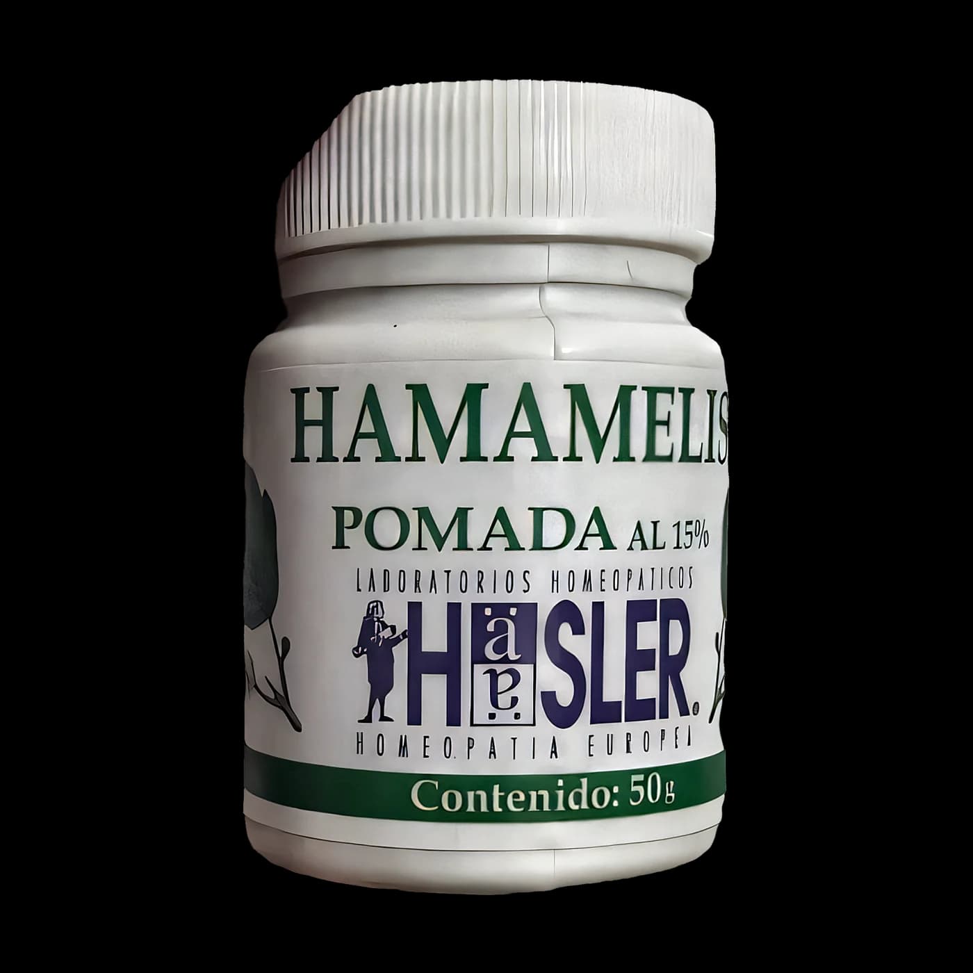 Pomada homeopática Hamamelis al 15% · 50 g