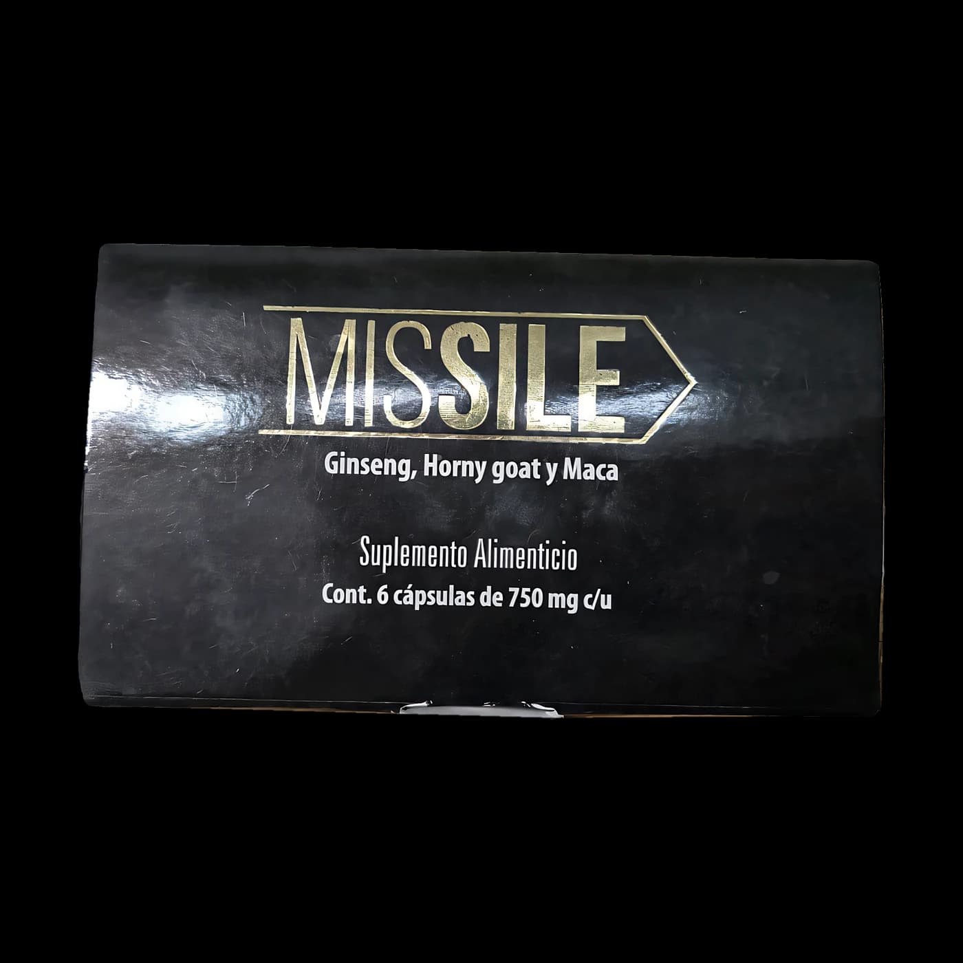 Missile (ginseng, horny goat y maca) · 6 cápsulas