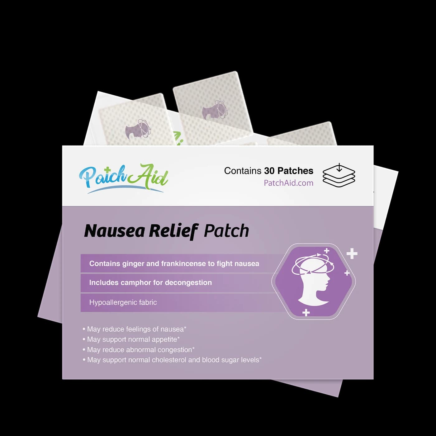 Parche Nausea Relief Patch Aid · 30 parches