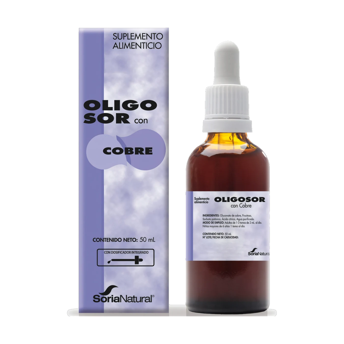 Oligosor con Cobre · gotas 50 ml