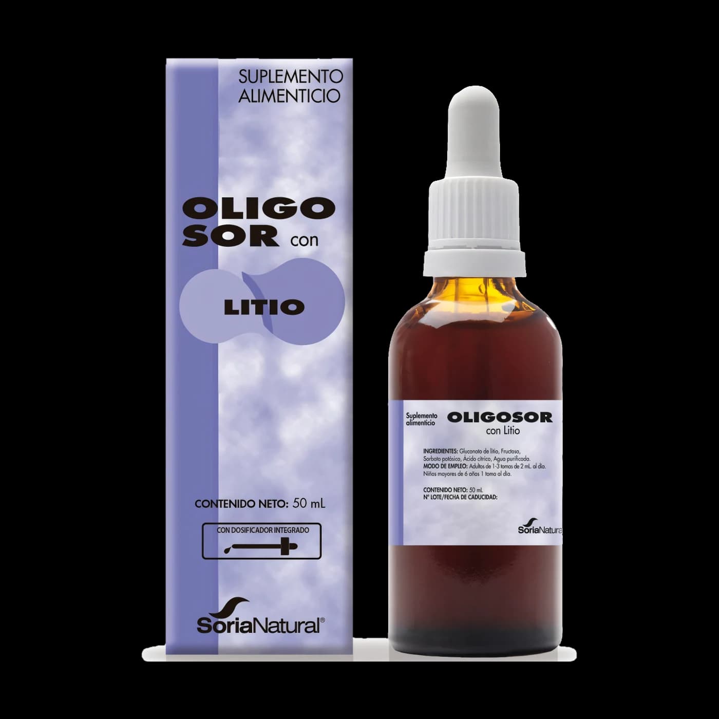 Oligosor con Litio · gotas 50 ml