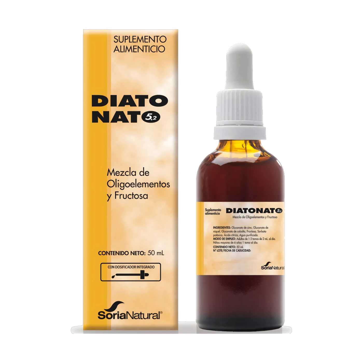 Diatonato 5.2 (zinc, níquel y cobalto) · gotas 50 ml