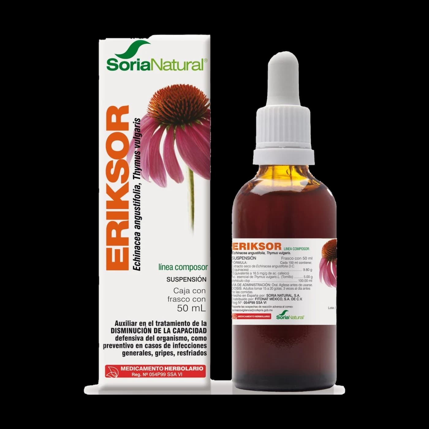 Eriksor (equinácea y tomillo) · suspensión 50 ml