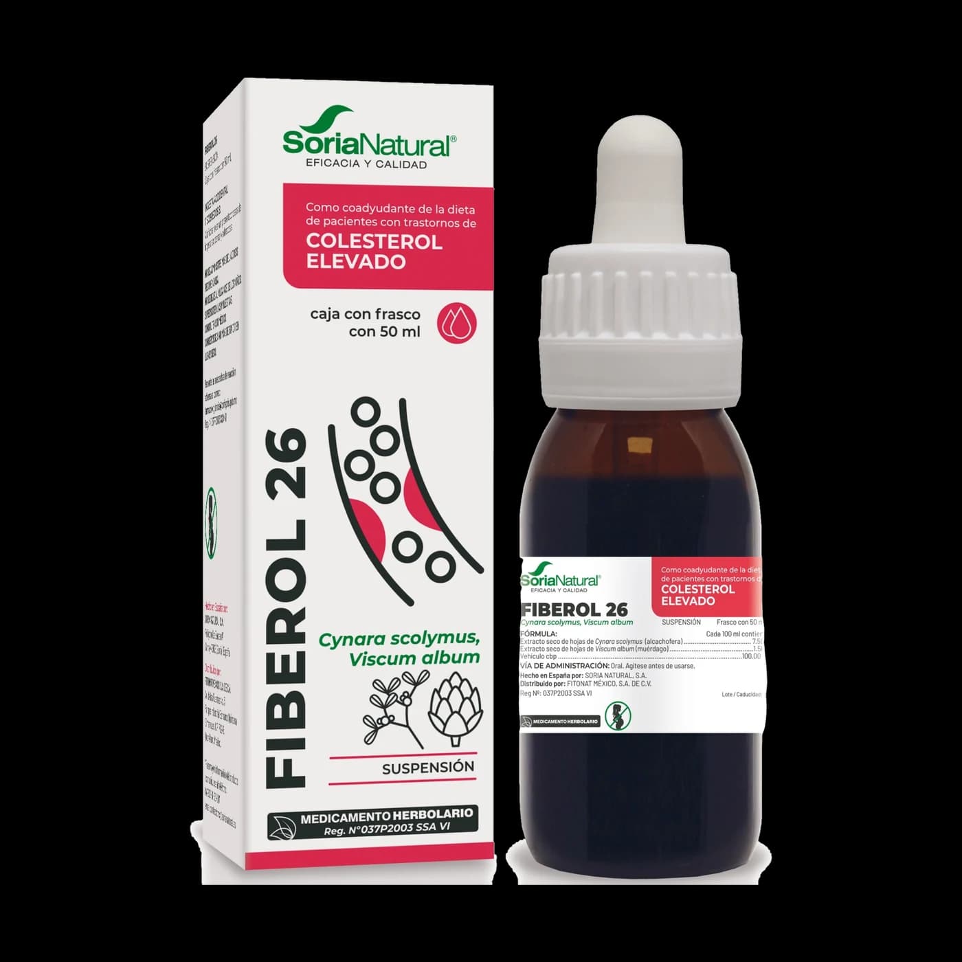 Fiberol 26 (alcachofa y muérdago) · suspensión 50 ml