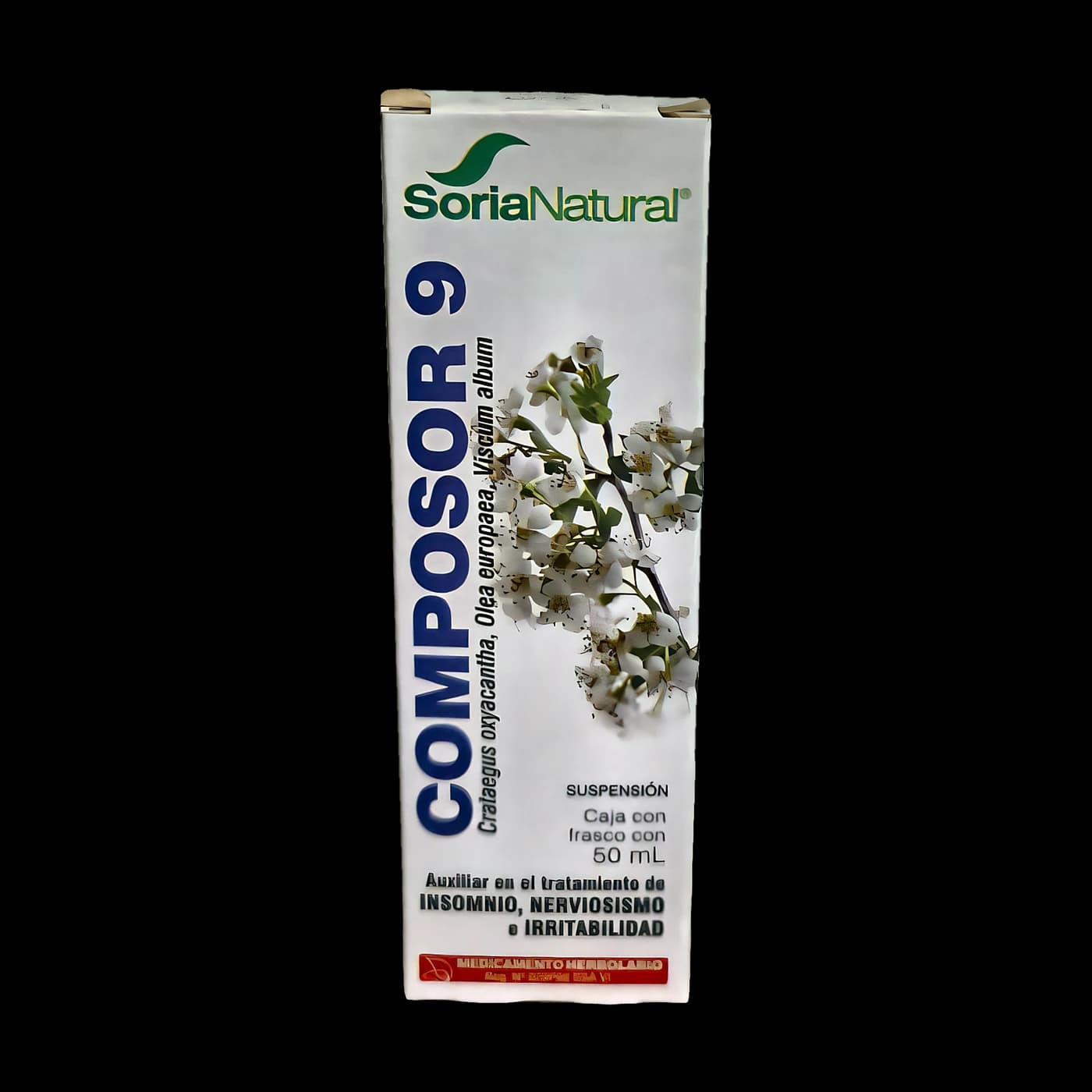 Composor 9 (espino blanco, olivo y muérdago) · suspensión 50 ml