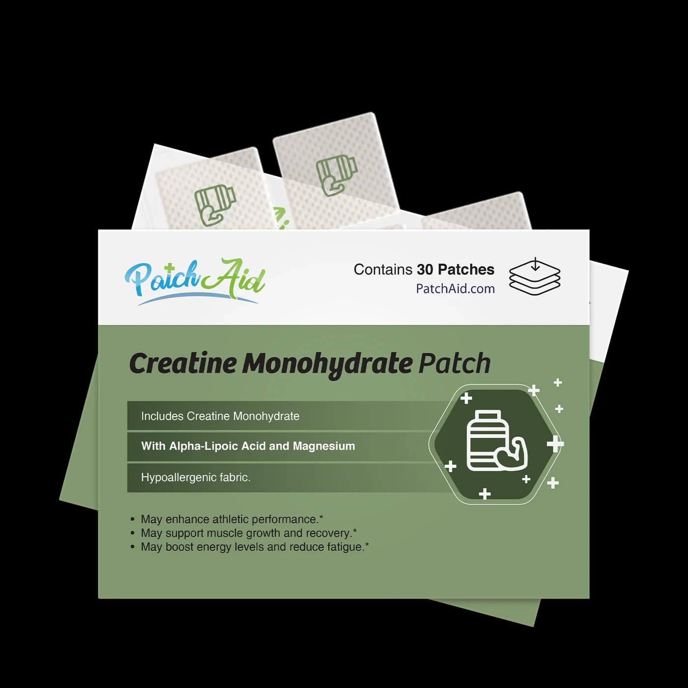 Parche Creatine Monohydrate · 30 parches