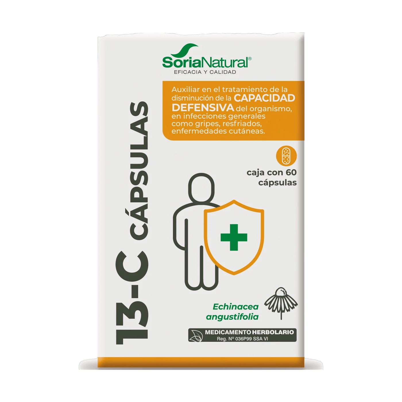13-C cápsulas (equinácea) · 60 cápsulas