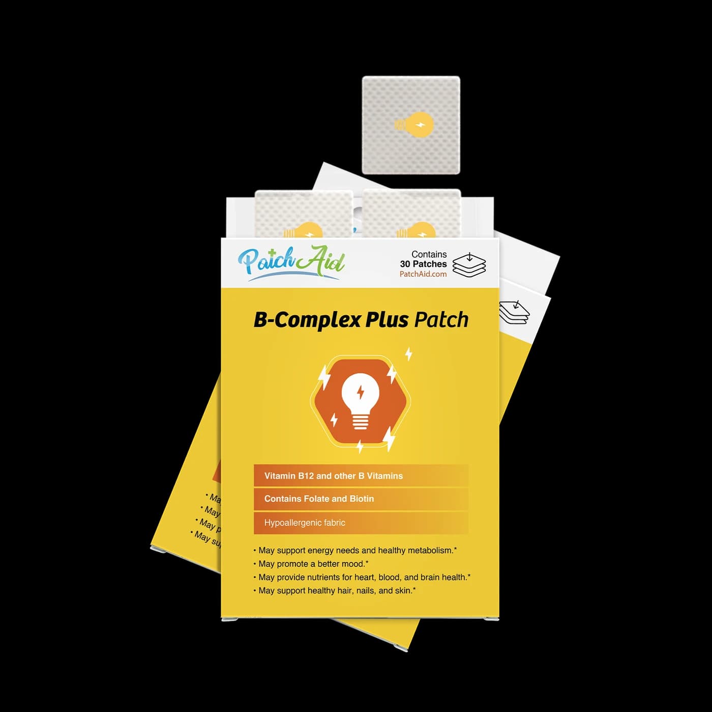 Parche B12 Plus (complejo B) · 30 parches