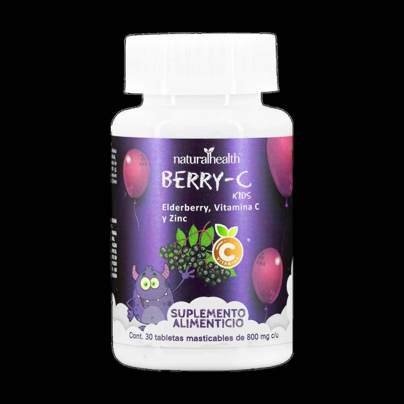 Berry-C Kids (saúco, vitamina C y zinc) · 30 tabletas masticables