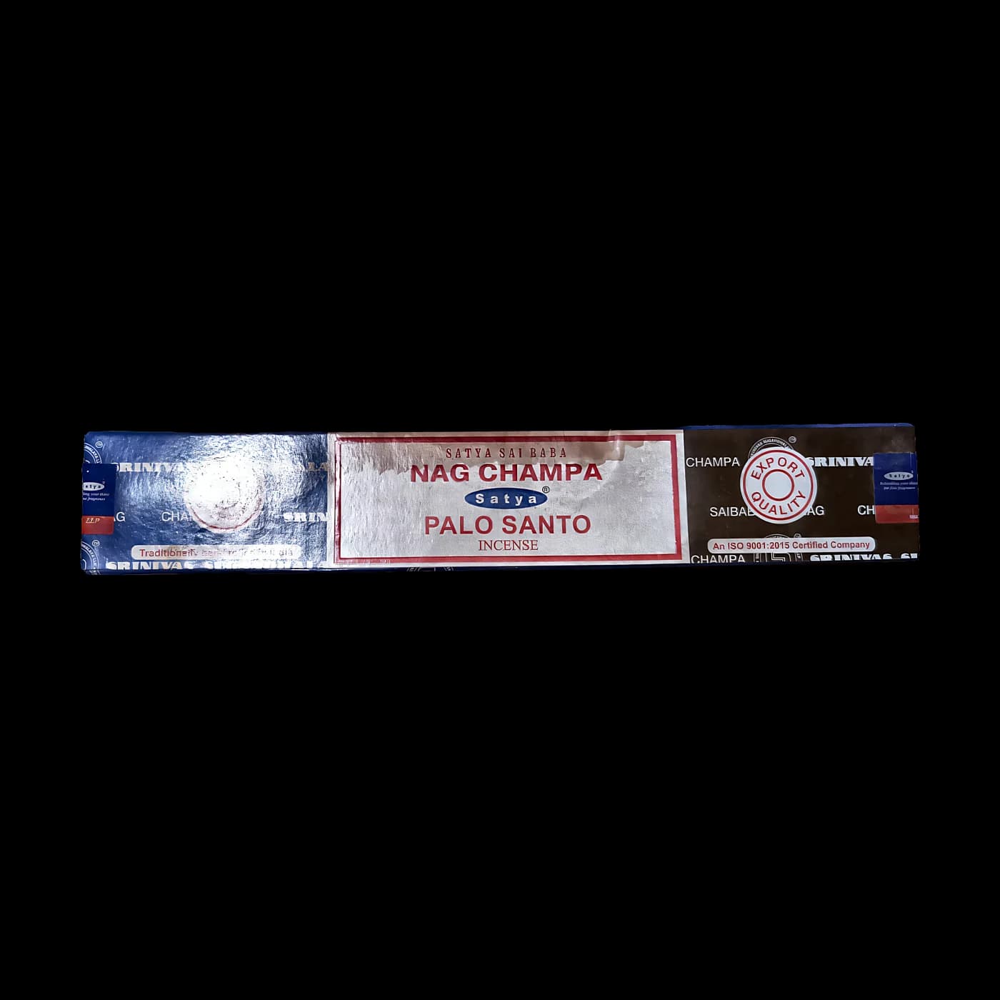 Incienso Satya Nag Champa Palo Santo · varitas