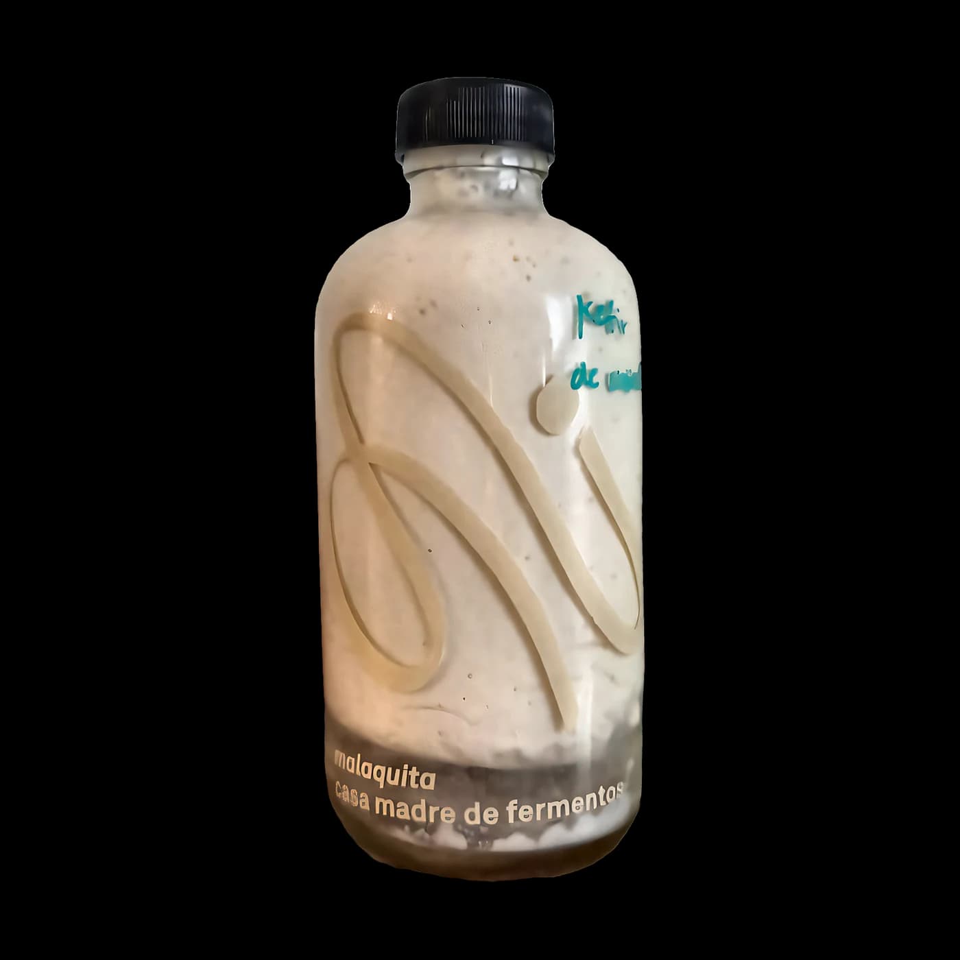 Kéfir de vainilla Malaquita · botella chica