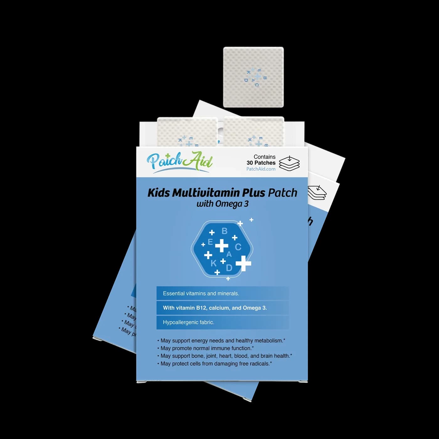 Parche Kids Multivitamin Plus con Omega 3 · 30 parches