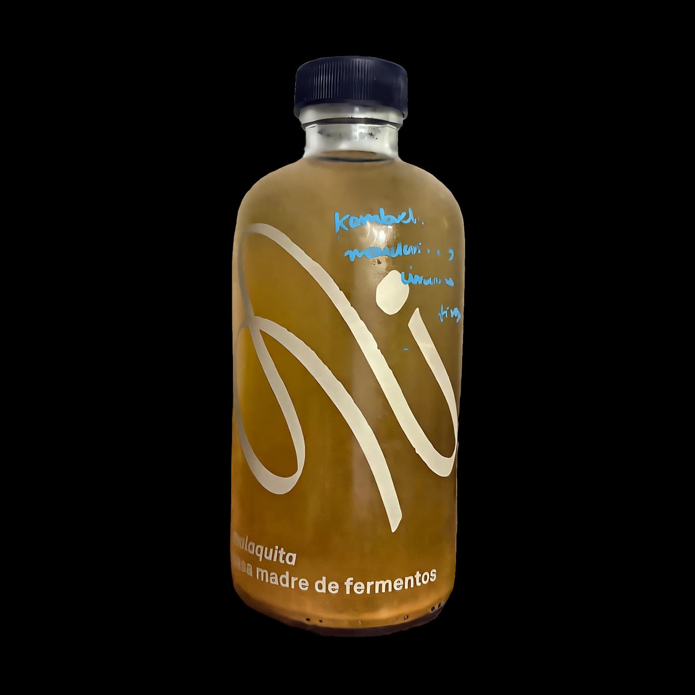 Kombucha Malaquita · botella chica 295 ml